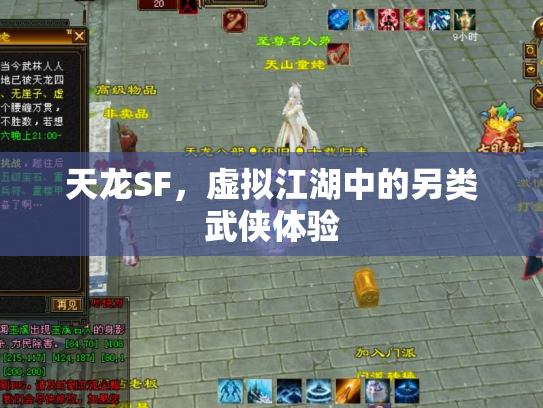 天龙SF，虚拟江湖中的另类武侠体验