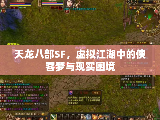 天龙八部SF，虚拟江湖中的侠客梦与现实困境