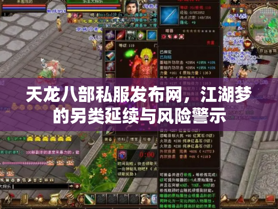 天龙八部私服发布网，江湖梦的另类延续与风险警示
