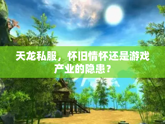 天龙私服，怀旧情怀还是游戏产业的隐患？