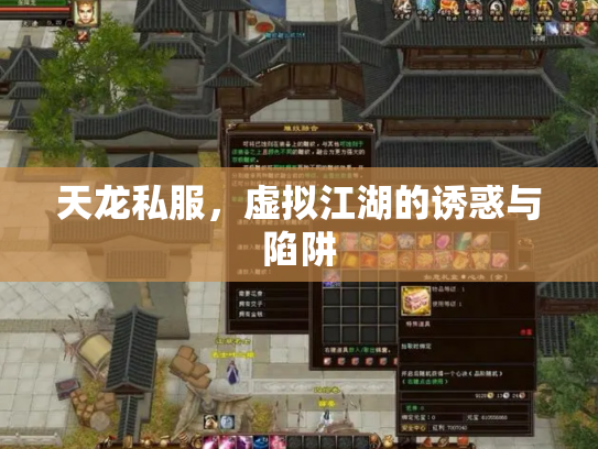 天龙私服，虚拟江湖的诱惑与陷阱