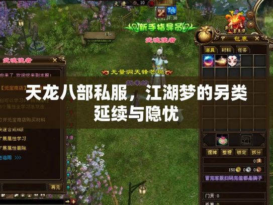 天龙八部私服，江湖梦的另类延续与隐忧