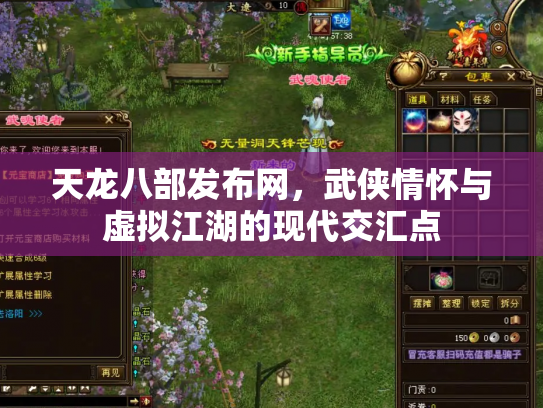 天龙八部发布网，武侠情怀与虚拟江湖的现代交汇点