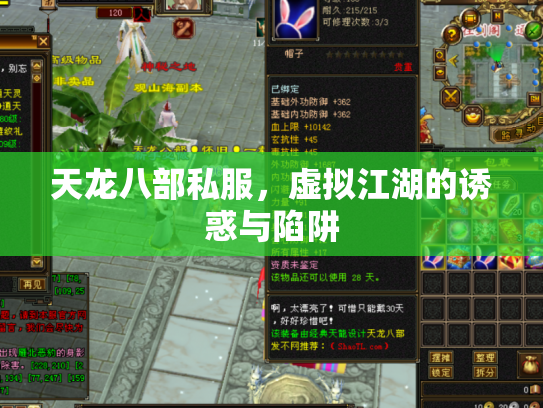 天龙八部私服，虚拟江湖的诱惑与陷阱