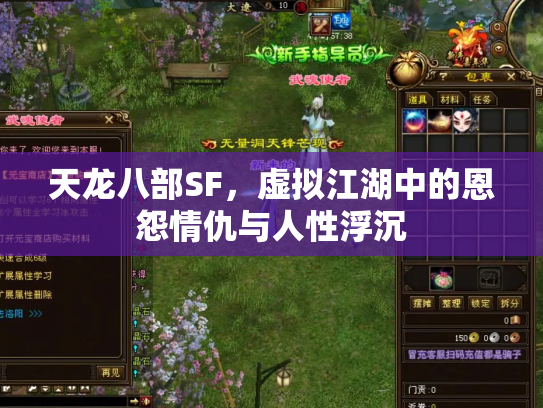 天龙八部SF，虚拟江湖中的恩怨情仇与人性浮沉
