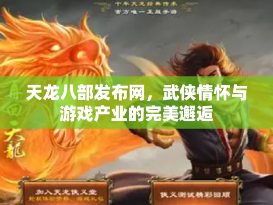 天龙八部发布网，武侠情怀与游戏产业的完美邂逅
