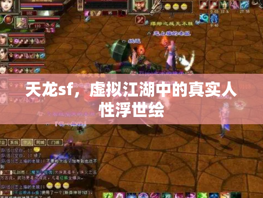 天龙sf，虚拟江湖中的真实人性浮世绘