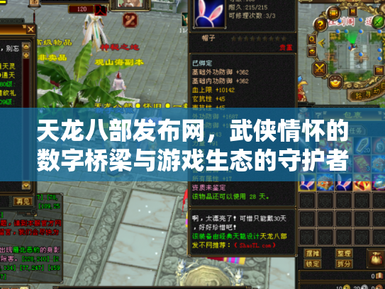 天龙八部发布网，武侠情怀的数字桥梁与游戏生态的守护者