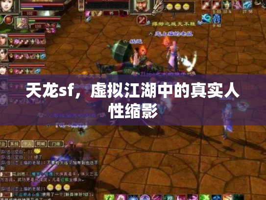 天龙sf，虚拟江湖中的真实人性缩影
