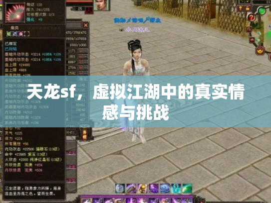天龙sf，虚拟江湖中的真实情感与挑战