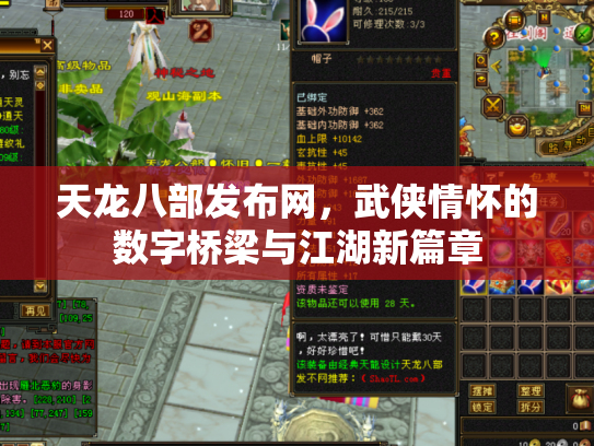 天龙八部发布网，武侠情怀的数字桥梁与江湖新篇章