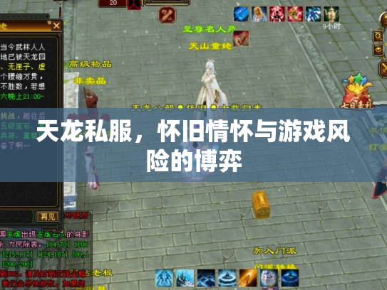 天龙私服，怀旧情怀与游戏风险的博弈