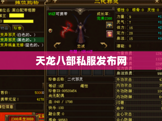 天龙八部私服发布网