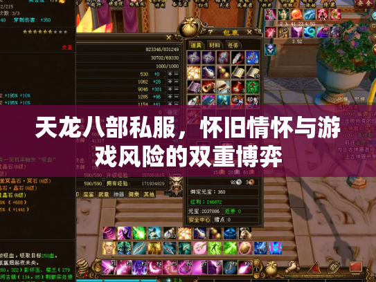 天龙八部私服，怀旧情怀与游戏风险的双重博弈