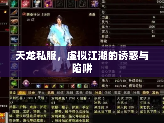 天龙私服，虚拟江湖的诱惑与陷阱