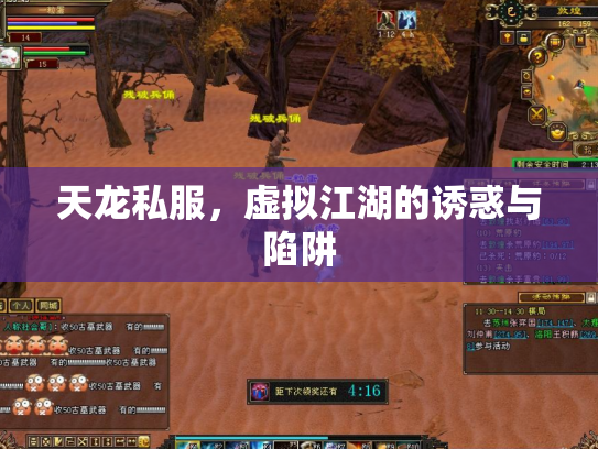 天龙私服，虚拟江湖的诱惑与陷阱