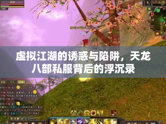 虚拟江湖的诱惑与陷阱，天龙八部私服背后的浮沉录