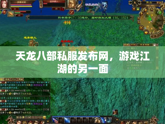 天龙八部私服发布网，游戏江湖的另一面