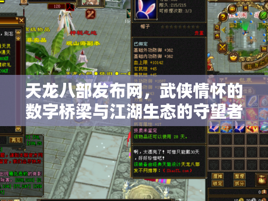 天龙八部发布网，武侠情怀的数字桥梁与江湖生态的守望者