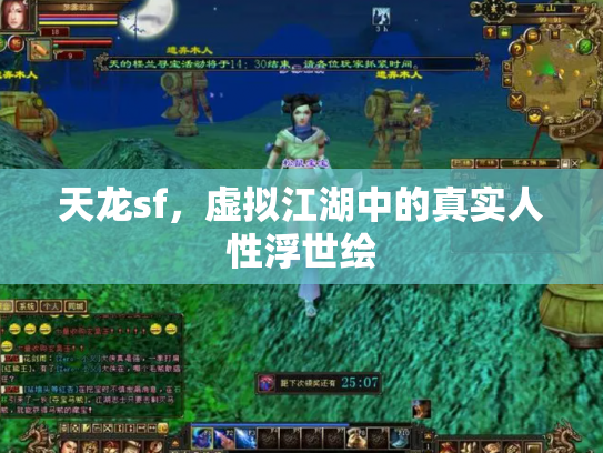 天龙sf，虚拟江湖中的真实人性浮世绘
