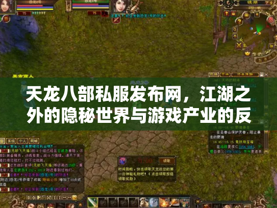 天龙八部私服发布网，江湖之外的隐秘世界与游戏产业的反思