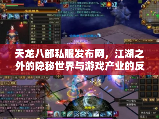 天龙八部私服发布网，江湖之外的隐秘世界与游戏产业的反思