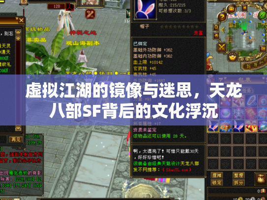 虚拟江湖的镜像与迷思，天龙八部SF背后的文化浮沉