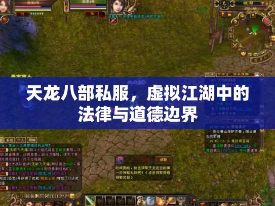 天龙八部私服，虚拟江湖中的法律与道德边界