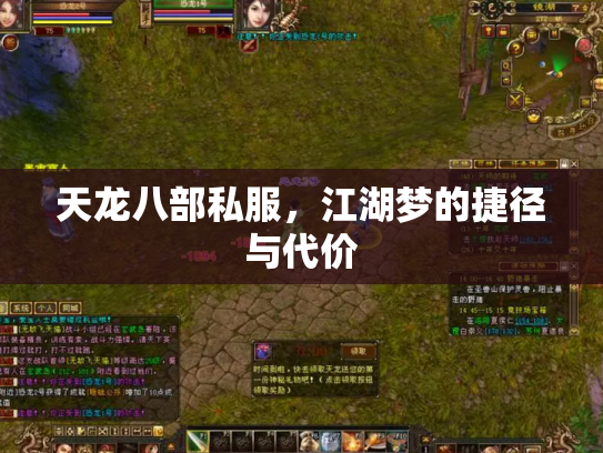 天龙八部私服，江湖梦的捷径与代价