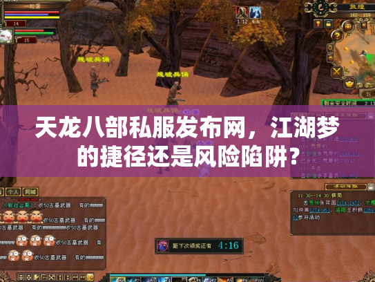 天龙八部私服发布网，江湖梦的捷径还是风险陷阱？
