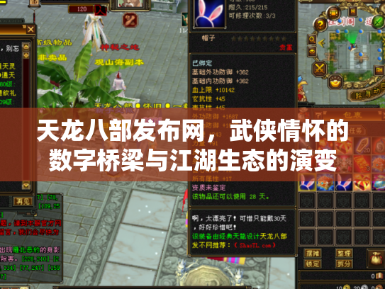 天龙八部发布网，武侠情怀的数字桥梁与江湖生态的演变