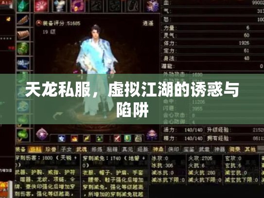 天龙私服，虚拟江湖的诱惑与陷阱