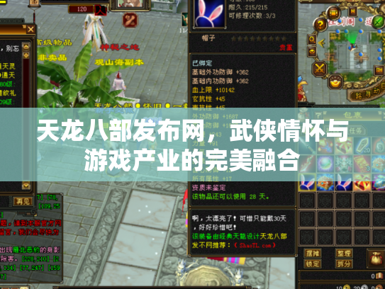 天龙八部发布网，武侠情怀与游戏产业的完美融合