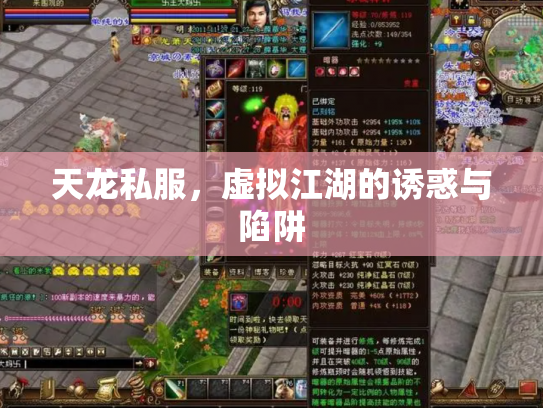 天龙私服，虚拟江湖的诱惑与陷阱