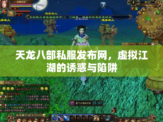 天龙八部私服发布网，虚拟江湖的诱惑与陷阱