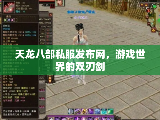 天龙八部私服发布网，游戏世界的双刃剑