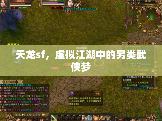 天龙sf，虚拟江湖中的另类武侠梦