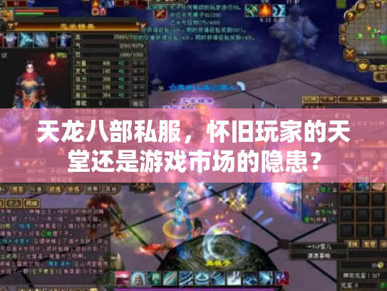 天龙八部私服，怀旧玩家的天堂还是游戏市场的隐患？