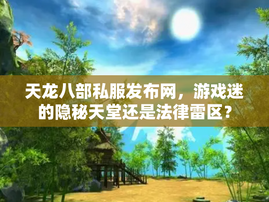 天龙八部私服发布网，游戏迷的隐秘天堂还是法律雷区？