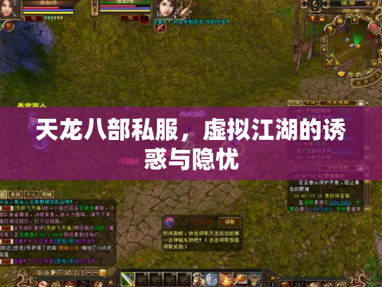 天龙八部私服，虚拟江湖的诱惑与隐忧