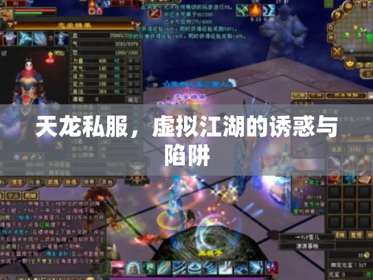 天龙私服，虚拟江湖的诱惑与陷阱