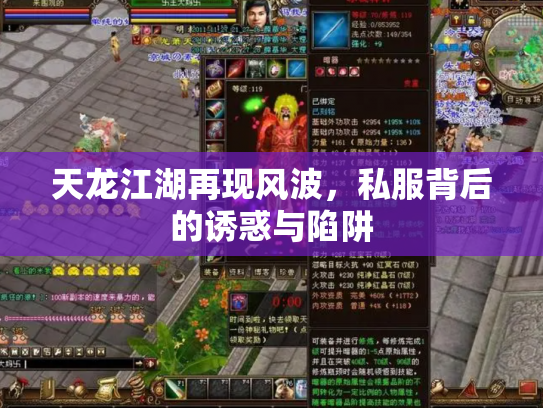 天龙江湖再现风波，私服背后的诱惑与陷阱
