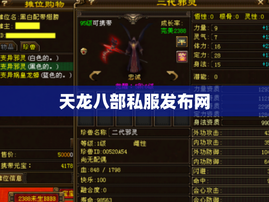 天龙八部私服发布网