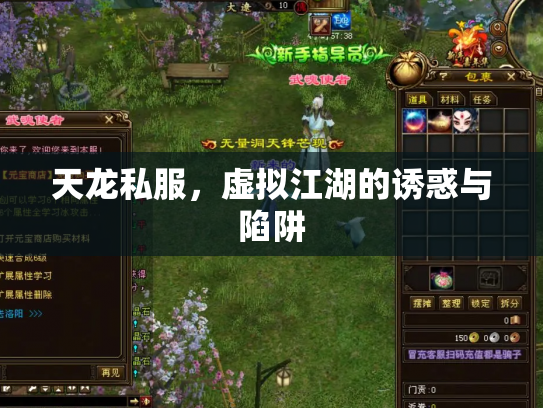 天龙私服，虚拟江湖的诱惑与陷阱