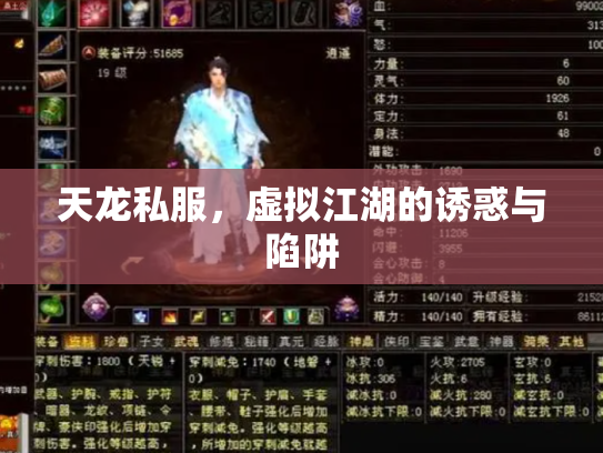 天龙私服，虚拟江湖的诱惑与陷阱