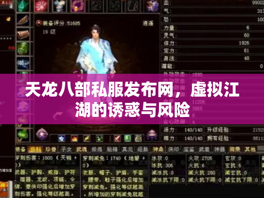 天龙八部私服发布网，虚拟江湖的诱惑与风险