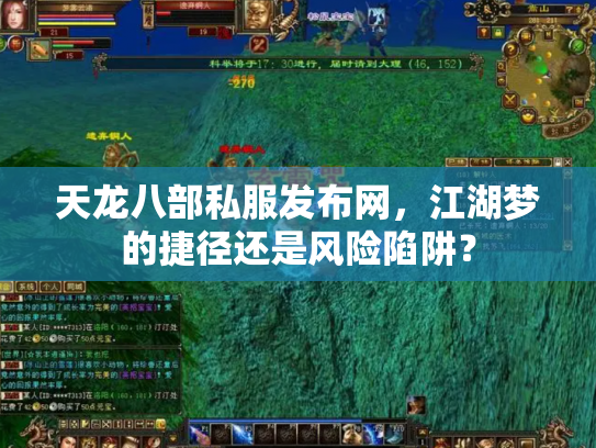 天龙八部私服发布网，江湖梦的捷径还是风险陷阱？