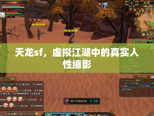 天龙sf，虚拟江湖中的真实人性缩影