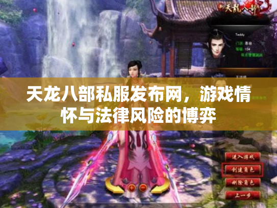 天龙八部私服发布网，游戏情怀与法律风险的博弈