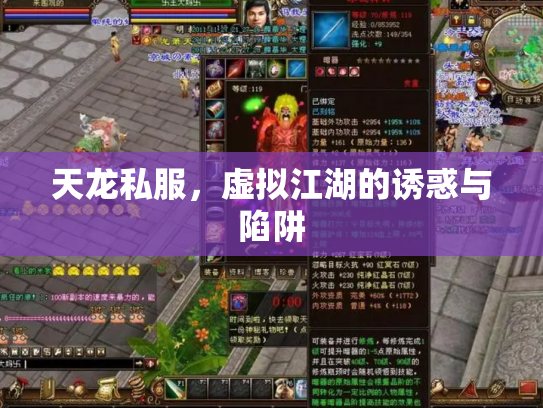 天龙私服，虚拟江湖的诱惑与陷阱